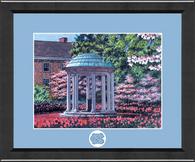 University of North Carolina Chapel Hill diploma frame - Lasting Memories Fanfare Campus Frame - Old Well in Arena