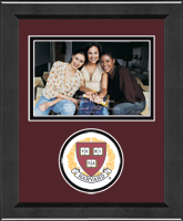 Harvard University photo frame - Lasting Memories Circle Logo Photo Frame in Arena