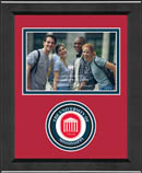 The University of Mississippi photo frame - Lasting Memories Circle Logo Photo Frame in Arena