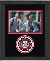 Mansfield University of Pennsylvania photo frame - Lasting Memories Circle Logo Photo Frame in Arena
