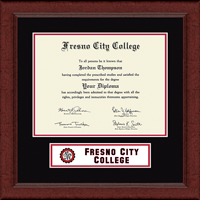 Fresno City College diploma frame - Lasting Memories Banner Diploma Frame in Sierra