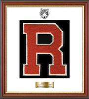Ridgefield High School in Connecticut varsity letter frame - Varsity Letter Frame in Newport