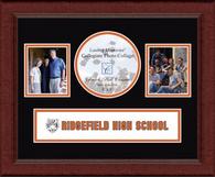 Ridgefield High School in Connecticut photo frame - Lasting Memories Banner Collage Photo Frame in Sierra