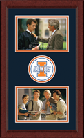 University of Illinois photo frame - Lasting Memories Double Circle Logo Photo Frame in Sierra