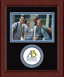 Alderson-Broaddus College photo frame - Lasting Memories Circle Logo Photo Frame in Sierra