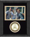 Appalachian State University photo frame - Lasting Memories Circle Logo Photo Frame in Arena