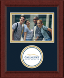 Gallaudet University photo frame - Lasting Memories Circle Logo Photo Frame in Sierra