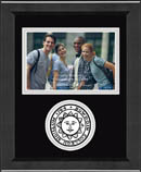 Bowdoin College photo frame - Lasting Memories Circle Logo Photo Frame in Arena