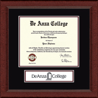 DeAnza College diploma frame - Lasting Memories Banner Diploma Frame in Sierra