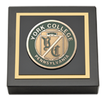 York College of Pennsylvania paperweight - Masterpiece Medallion Paperweight