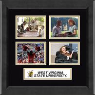 West Virginia State University photo frame - Lasting Memories Quad Banner College Photo Frame in Arena