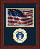 United States Air Force photo frame - Lasting Memories Circle Logo Photo Frame  in Sierra