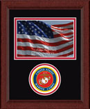 United States Marine Corps photo frame - Lasting Memories Circle Logo Photo Frame  in Sierra