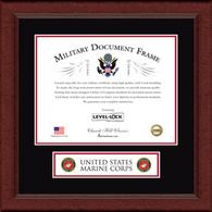 United States Marine Corps diploma frame - Lasting Memories Banner Certificate Frame in Sierra