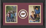 Bloomsburg University photo frame - Lasting Memories Double Circle Logo Photo Frame in Arena