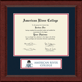 American River College diploma frame - Lasting Memories Banner Diploma Frame in Sierra