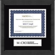 Mold Inspection Consulting and Remediation Organization banner frame - Certificate Edition Banner Frame in Arena
