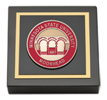 Minnesota State University Moorhead paperweight - Masterpiece Medallion Paperweight