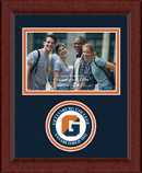 Gettysburg College photo frame - Lasting Memories Circle Logo Photo Frame in Sierra