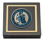 American College of Cardiology paperweight - Masterpiece Medallion Paperweight