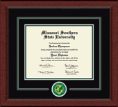 Missouri Southern State University diploma frame - Lasting Memories Circle Logo Diploma Frame in Sierra