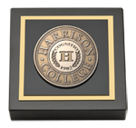 Harrison College paperweight - Masterpiece Medallion Paperweight