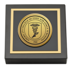 American College of Foot and Ankle Surgeons paperweight - Gold Engraved Paperweight