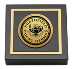 Northfield Mount Hermon School paperweight - Gold Engraved Paperweight