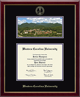Western Carolina University diploma frame - Campus Scene Diploma Frame in Galleria