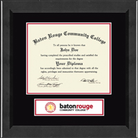 Baton Rouge Community College diploma frame - Lasting Memories Banner Edition Diploma Frame in Arena