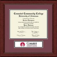 Cossatot Community College University of Arkansas diploma frame - Lasting Memories Banner Edition Diploma Frame in Sierra