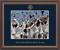 United States Merchant Marine Academy photo frame - 8' x 10' - Embossed Photo Frame in Williamsburg