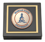 Morgan State University paperweight - Masterpiece Medallion Paperweight