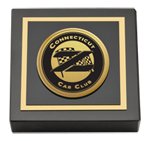 Connecticut Z Car Club paperweight - Gold Engraved Paperweight