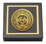 State of Utah paperweight - Gold Engraved Medallion Paperweight