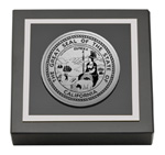 State of California paperweight - Silver Engraved Medallion Paperweight