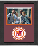 Virginia Tech photo frame - Lasting Memories Circle Logo Photo Frame in Arena