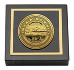 State of Kansas paperweight - Gold Engraved Medallion Paperweight