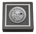 State of Minnesota paperweight - Silver Engraved Medallion Paperweight