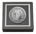 State of North Carolina paperweight - Silver Engraved Medallion Paperweight