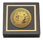 State of North Carolina paperweight - Gold Engraved Medallion Paperweight