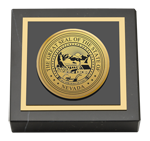 State of Nevada paperweight - Gold Engraved Medallion Paperweight