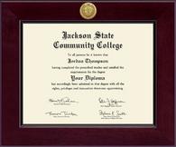 Jackson State Community College diploma frame - Century Gold Engraved Diploma Frame in Cordova