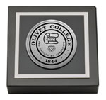 Olivet College paperweight - Silver Engraved Medallion Paperweight