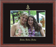 Delta Delta Delta Sorority photo frame - Embossed Photo Frame in Signet