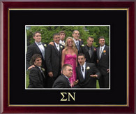 Sigma Nu Fraternity photo frame - Greek Letters Embossed Photo Frame in Galleria