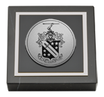 Phi Delta Theta Fraternity paperweight - Silver Engraved Medallion Paperweight