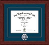 Blue Ridge Community College diploma frame - Lasting Memories Circle Logo Diploma Frame in Sierra