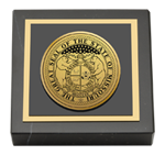 State of Missouri paperweight - Gold Engraved Medallion Paperweight