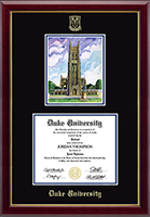 Campus Scene Overly Edition Diploma Frame